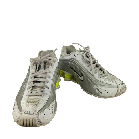 ナイキ NIKE Shox R4 White/Volt メンズ JPN:25